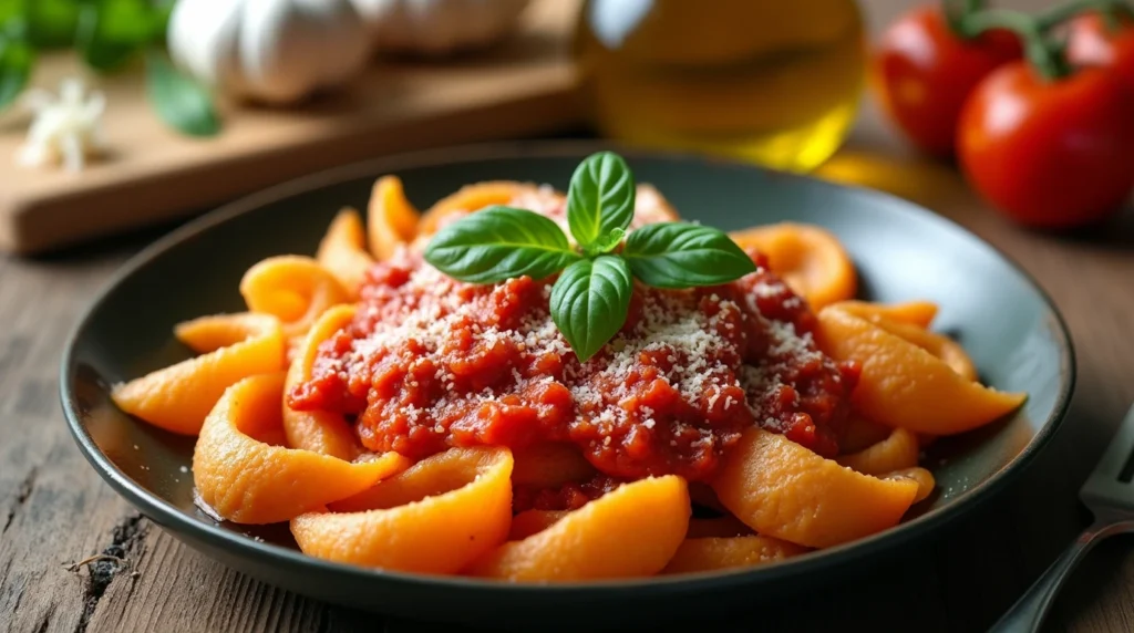 10 Reasons Lumache Pasta is Perfect for Italian Dishes 2 Baked Lumache pasta with ricotta and mozzarella cheese.
